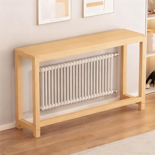 Tablette de Radiateur en Bois, Table de Canapé Derrière Le Canapé, Etagere Universelle pour Radiateur, Rangement et Décoration(120x25x70cm/47x10x28in)