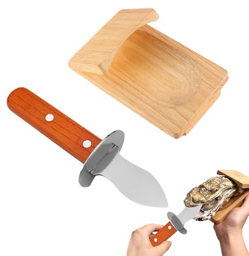 JDCMEI Oyster Shucker Clamp, Oyster Opener & Holder, Oyster Shucking Clamp, Oyster Shucker Opener Kit, Practical Shellfish Seafood Opener Tool for Home Use Party Picnic Camping