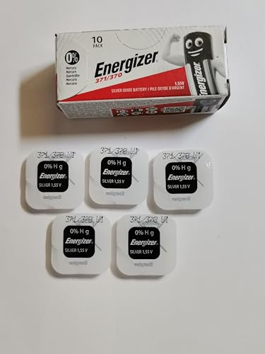 15 PILES ENERGIZER 371/370 SILVER OXIDE 1,5V NOUVELLE GENERATION