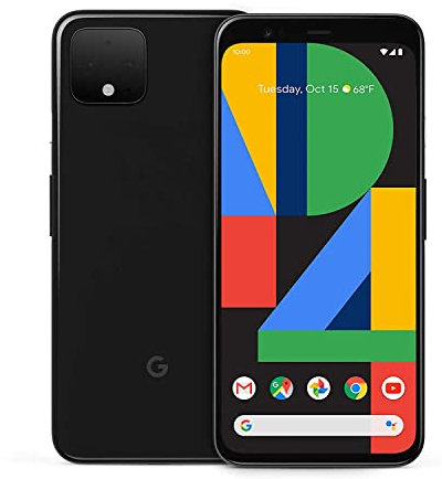 Google Pixel 4 - Smartphone - 4G LTE - 64 Go - GSM - 5.7 - 2160 x 1080 Pixels (444 ppi) - Flexible OLED - RAM 6 Go (caméra Avant de 8 mégapixels) - 2X caméras arrière - Android - Simplement Noir