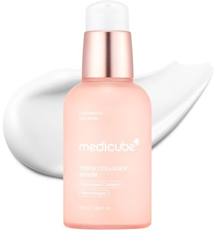 medicube Sérum Triple De Colágeno De 1.85 Onzas Líquidas Que Nutre La Piel Opaca Con El Complejo Triple De Colágeno, Un Sérum Liviano Con Niacinamida 1.85 Onzas Líquidas (Paquete De 1)