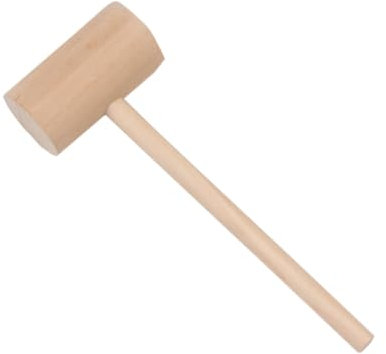LIFKOME 4pcs Meat Tenderizer Hammer Ergonomic Wooden Mallet Tool for Pounding Steak Beef Pork Chicken Heavy Duty Double-Sided Design for Effortless Tenderizing