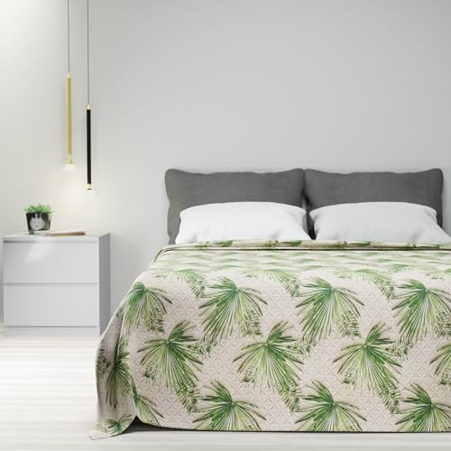 Byour3 Couvre-Lit Coton Mélange Double pour 1 2 Personnes à Motifs Été Printemps Lit Simple Queen Size Léger Grande Taille Couverture Résistant Multi-Usages (Mexico, Double)