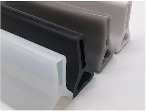 GPECTIFO Shower Screen Seals Wet Room Floors Folding Bath Shower Splashbacks Water Stops Wet And Dry Separation Systems For Bathrooms(White,9m/354 inch)