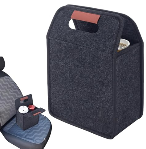 Mugghållare för drycker - vikbar dryckeshållare med handtag, vikbar kaffeväska för leverans av mat, picknick, kryssning, resor, pendling, fest