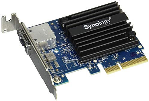 Synology E10G18-T1 - Network adapter - PCIe 3.0 x4 low profile - 10Gb Ethernet x 1 - for Disk Station DS1618, RackStation RS1219, RS2418, RS2818, RS3618, RS818,RJ-45; 1 port