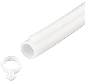 Joint de porte, de fenêtre, en caoutchouc, 10 m, bande d'étanchéité, pour fenêtre en plastique, joint de fenêtre pour cadre, profilé (10 mm, blanc)