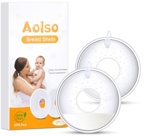Aolso Conchiglie Raccoglilatte，proteggi Capezzolo, Coppe Raccoglilatte, Morbido Silicone E Flessibile, Facile Da Pulire