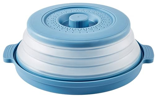 Assiette à micro-ondes pliable | Couvercles pliables pour micro-ondes | Couvercles de plaque de four pliables multifonction pour micro-ondes et couvercles de four avec plateau inférieur pour four et