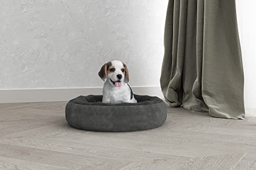 Italian Bed Linen Cama para Mascotas Sweety, poliéster, 48x48cm, Gris Oscuro