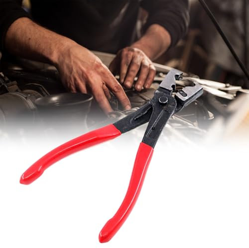 Hose Clamp Pliers, Hose Clip Pliers, Heavy Duty Wire Hose Tongs, Car Hose Clamp CV Boot Clamp Tongs Clic & Clic-R Type Collar Clamp for Most Cars