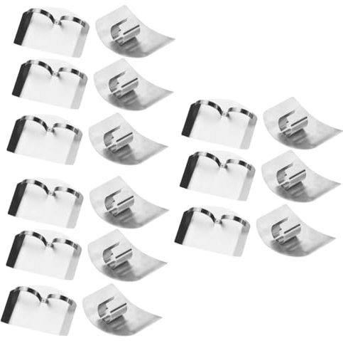 Cabilock 3 Set 3 Set In Acciaio Inox -Guardia Di Per Le Per Tagliare Gurad Fetta Anti Taglio Dito Utensili Da Taglio Da Cucina Tagliere Nappa Dito 6 pezzi * 3