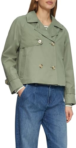 s.Oliver Chaqueta Caban con Mangas raglán y Forro de Rayas, 7369_verde salvia, 36