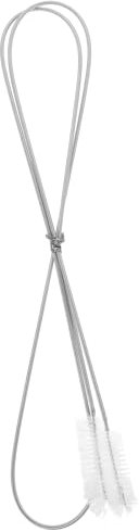Happyyami Wasserrohr-Reinigungsbürste Panzer Abflussreiniger-Sticks Kühlerreiniger Bürste Fisch Schwimmbad rohrreiniger edelstahlstangen Cleaning Tools Aquarium Rohrbürste Rostfreier Stahl
