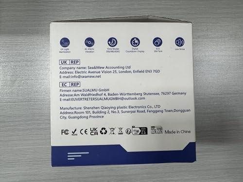 Ultrasonic Retainer Cleaner,Ultrasonic Tooth Cleaner Machine with 190ml Portable UV-Light,Suitable for Aligner,Night Guard,Braces,Toothbrush and More Quick and Deep Cleaning at Home Travel Use,Black