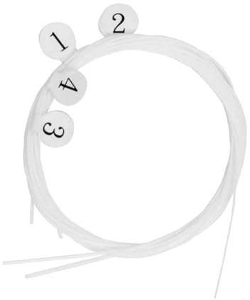 YARNOW 4stücke Robuste Ukulele Nylon Saiten Ersatzsaite Musik Draht String Für Ukulele Pflege Und Austausch