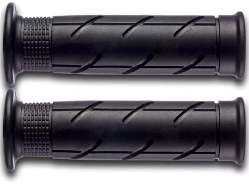 PAIO MANOPOLE TERMINALI APERTI 120 MM COMPATIBILE PER SH 300 NERE MOTO E SCOOTERS TUTTI GLI ANNI