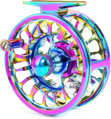Yun Nong Fly Fishing Reel,CNC Machined Aluminum Alloy Lightweight Reel for Trout,Size 5/6 7/8,Durable Compact Fly Reel for Freshwater Fishing,Casting,Coarse & Float Angling