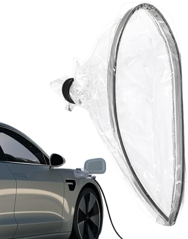 Electric Car Charger Cover - Waterproof Ev Charger Port Covers | Reusable Car Charging Port Plug Cover | Magnetic Adhesion Ev Chargers Plug Covers | Dust Protection Coverrs for Most Vehicles