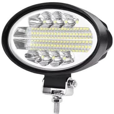 Faros Delanteros Foco LED Tractor Luz Trabajo Ovalada Lámpara Coche 5 Pulgadas 12V 24V Faro Cabina Todoterreno Grúa Minera Camión Volquete Carretilla Elevadora ATV Fari(1Piece)