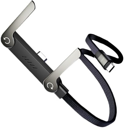 Cavo Type C | Filo da 240 Watt per il Trasferimento Dati con un Supporto Regolabile - Cavo per la Ricarica del Telefono Cellulare | Per Auto, Giochi, Telefono, Tablet e Dispositivi da 43 cm