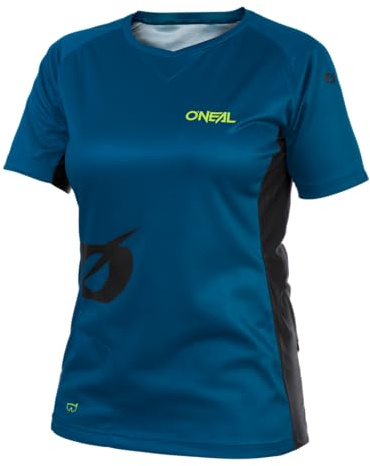 O'NEAL | Mountainbike-Trikot | MTB Mountainbike DH Downhill FR Freeride | Atmungsaktives Material, Weiblicher Schnitt | Soul Women's Jersey | Damen | Petrol | Größe M