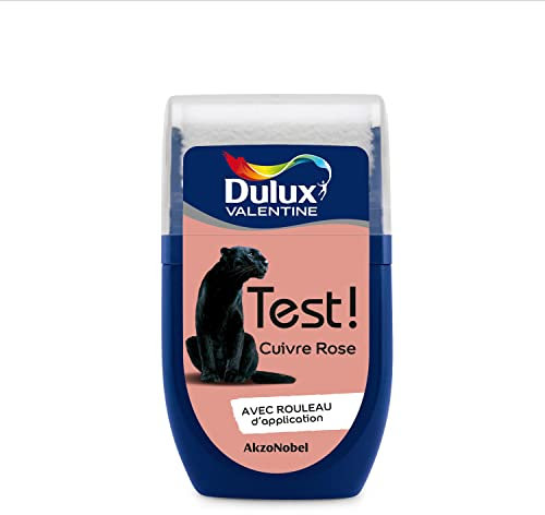 Dulux Valentine Peinture Color Resist - Murs et Boiseries - Mat - Testeur Couleur Cuivre Rose 30 ml