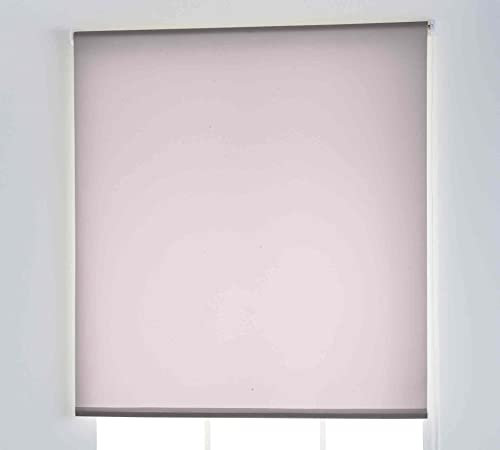 Light Translucent Smooth Roller Blind for Windows, Interior, Folding, Kitchen, Blinds and Doors (150 x 175 cm, Mauve)