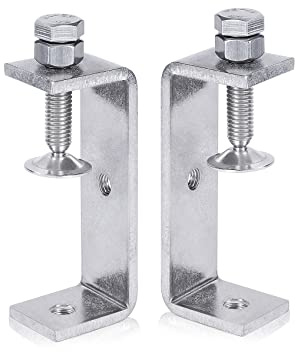 304 Stainless Steel C Clamp Tiger Clamp Woodworking Clamp Heavy Duty C-clamp With Wide Jaw Openings (65MM)，2PCS
