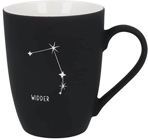 Spruchreif | Superficie morbida in silicone | Tazza con incisione su entrambi i lati costellazione | Regali zodiacali | Tazza da caffè con incisione costellata | Tazza con segno zodiacale | Tazza con