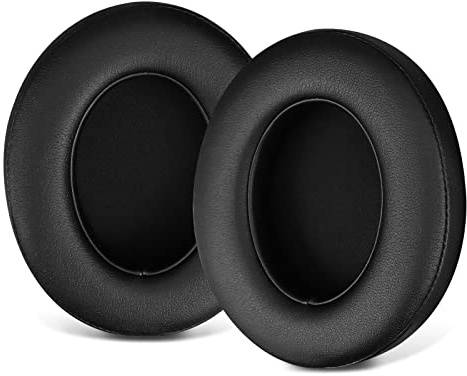 Sinowo Cuscinetti auricolari di ricambio compatibili con cuffie Beats Studio 2 Studio 3 Wired e Wireless, cuscinetti auricolari con memory foam di isolamento acustico, morbida pelle proteica (nero)