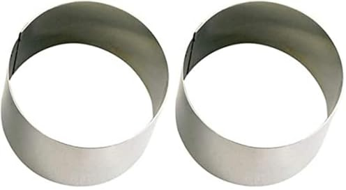 DE BUYER -3989.07 -cercle collectivite inox ht 45 ø 7 (Lot de 2)