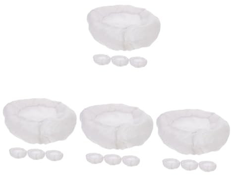 IMIKEYA 16pcs Sourdough Jar Replacement Lids Jar Cloth Lid Storage Bottle Cover