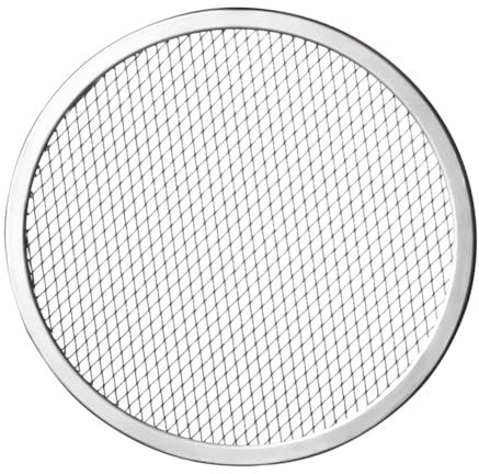 Osmond Teglia per pizza in alluminio cuciture, 28 cm, e croccante, flusso d'aria migliorato