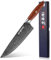 Kitory Damastmesser 20cm Pro Japanisches Kochmesser 67 Lagen Damaststahl Klinge VG10 Stahl Küchenmesser mit Griff aus rotem Sandelholz - Pro Damast Serie