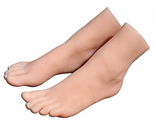 Mannequin-Füße oder -Hände aus Silikon, Mannequin-Fuß aus Silikon, 1 Paar Fuß-Displaymodell 36# Silikon-Fußmodell, weiblich, Lebensgröße, zum Skizzieren, Zeichnen, Schuhe, Socken, Sandalen, Display