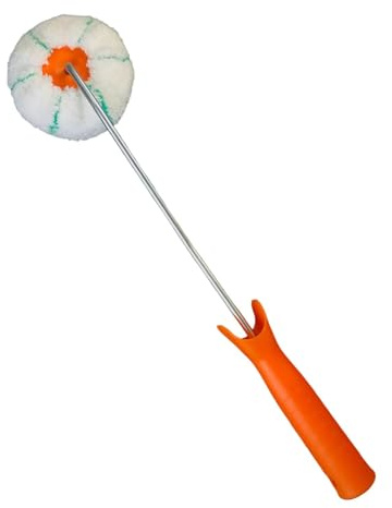 Rouleau de peinture d'angle pour murs et plafonds, 42 x 10 x 2 cm, équipement de peinture d'angle avec poignée ergonomique pour projets de bricolage et d'amélioration de la maison