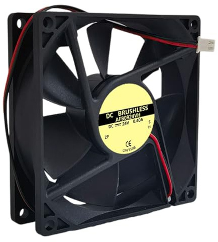 SkyPOOU 9025 Cooling Fan 90x25mm 24V 0.4A 81.47CFM Brushless Double Bearing 3500RPM For Computer Case Server Workstation Cabin Inverter Fan