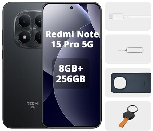 Xiaomi Redmi Note 15 Pro 5G, 8+256GB, Titanio