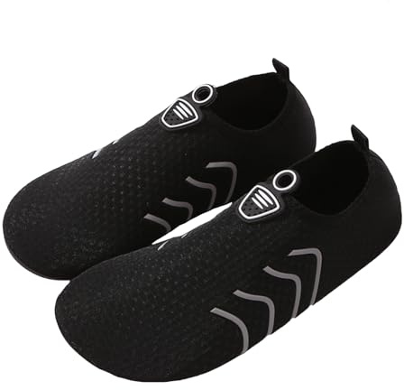 Unisex Quick Dry Water Shoes Lightweight Non-Slip Beach Swim Shoes for Pool Surfing Breathable Barefoot Aqua Shoe
