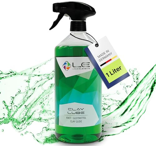 Liquid Elements – Clay Lube lubrificante per plastilina detergente 1000 ml – rimuove efficacemente i residui, garantisce un'elevata scorrevolezza e protegge dai graffi