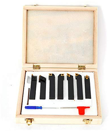 Jeu de 7 burins de tournage 16 mm pour tour
