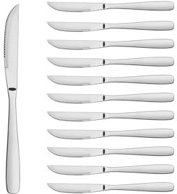 Tramontina - Couteau à steak Amazonas. Inox 18/cr 2mm. X12
