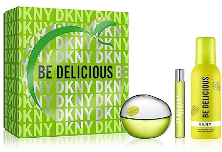 Be Delicious av Donna Karan för dam - 3 st presentset 3,4 oz EDP-spray, 0,5 oz EDP-spray, 5,1 oz duschskum