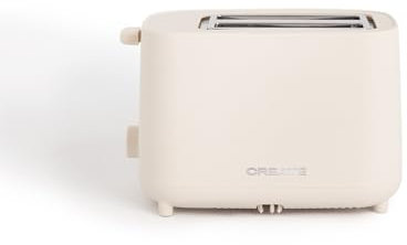 CREATE/TOAST STUDIO/Tostador blanco roto / 6 Niveles de potencia, bandeja recogemigas, termostato, descongelación, recalentar, sistema de seguridad, 750W