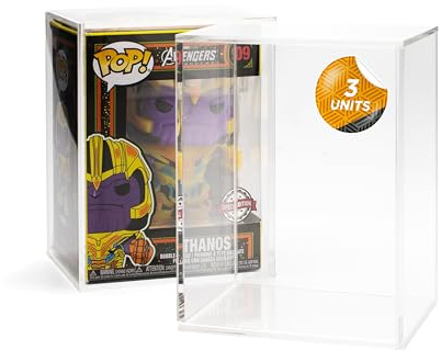 Vitrine für Funko Pop, Display aus acryl, Größe 16,2 x 11,8 x 9,2 cm, Ausstellungsvitrine für Sammlungen, Schützen und Sammeln mit diesem Funko Pop! (3)
