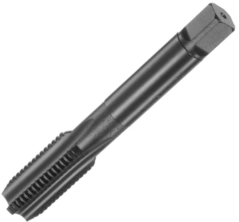 QUARKZMAN Taraud Métrique M16 x 2 H2 Revêtu de Nitrure, à Flûte Droite, pour Machine à Fileter, Outil de Réparation de Filetage