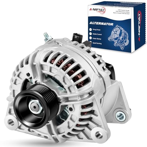 A-NAFTULY Alternator Fits for 2003 2004 2005 2006 Ram 1500 2500 3500, Durango 2004, V8 5.7L, Alternator Replacement 400-24064, 13985, 1-2553-01BO, 90-15-6420, LRA03589, 56028699AA, 0-124-525-006