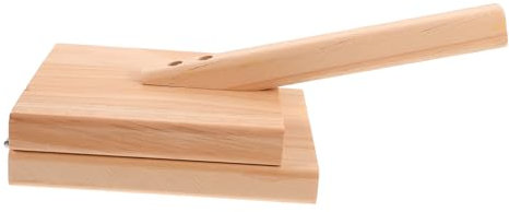 CIYODO Wooden Dumpling Skin Press Tool Handheld Dumpling Maker Easy to Use Dough Presser Mould for Kitchen
