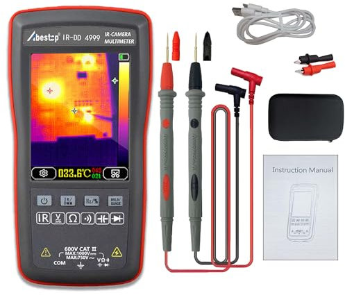 IR-DDM-4999 Abestop 2 in 1 Function Thermal Imaging 20Hz Image Capture Frequency Multimeter Function Multiple Tester
